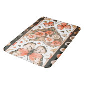 Tapis De Bain Papillons, Coeurs et Fleurs (Angle)