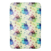Tapis De Bain Papillons d'aquarelle Mat (devant Vertical)