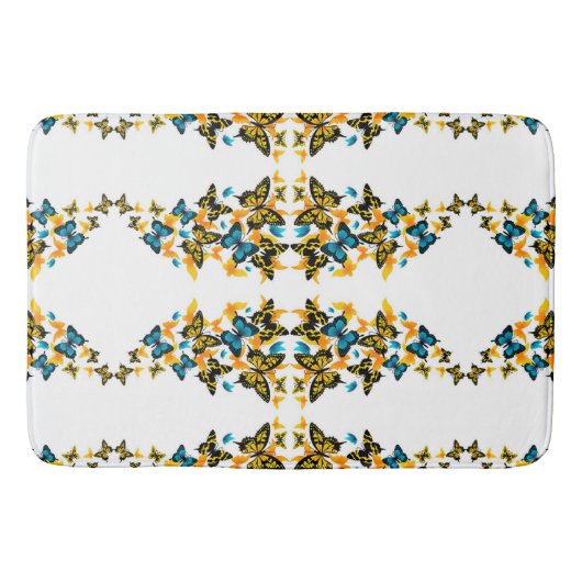 Tapis De Bain Papillons de styles classiques (Devant)