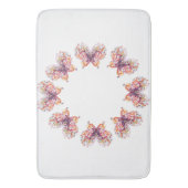 Tapis De Bain Papillons de Styles Classiques (devant Vertical)