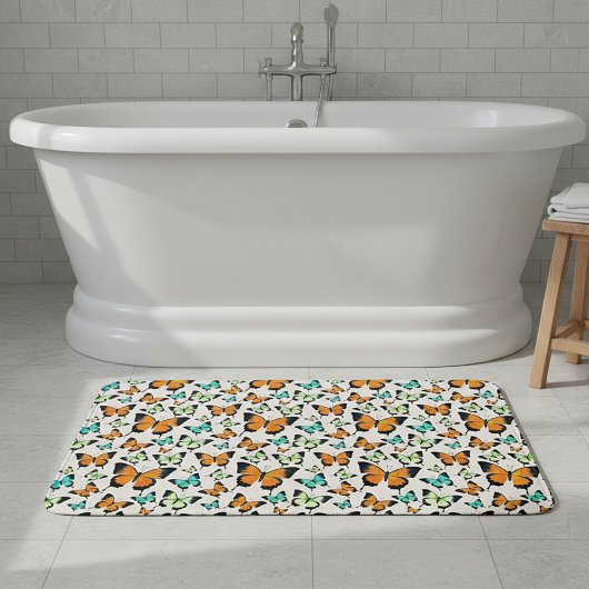Tapis De Bain Papillons d'été 