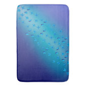 Tapis De Bain Papillons enchantés Double bleu (devant Vertical)
