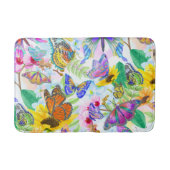 Tapis De Bain Papillons et fleurs (Devant)
