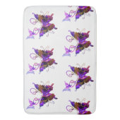 Tapis De Bain Papillons Imaginaires (devant Vertical)