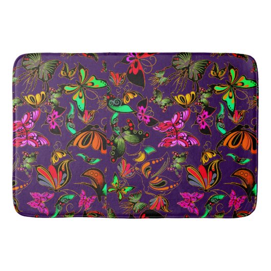 Tapis De Bain Papillons Mat (Devant)