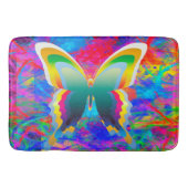Tapis De Bain Papillons psychédéliques (Devant)