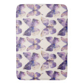Tapis De Bain Papillons Purple Gold (devant Vertical)
