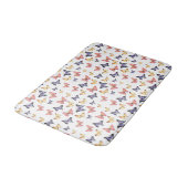 Tapis De Bain Papillons Rose Violet (Angle)