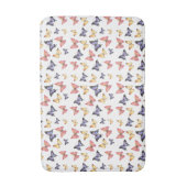 Tapis De Bain Papillons Rose Violet (Devant (Vertical))