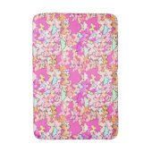 Tapis De Bain Papillons, roses multiples et profondes (Devant (Vertical))
