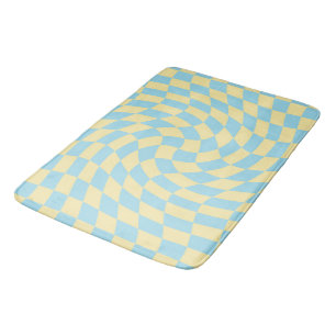 Tapis De Bain Pâque bleu rétro Pastel Warboard
