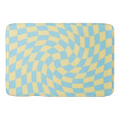 Tapis De Bain Pâque bleu rétro Pastel Warboard (Devant)
