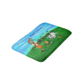 Tapis De Bain Pâques - Chiot Capo Rabbit et Chick (Angle)