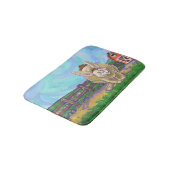 Tapis De Bain Parade animalière sur lapin mignon (Angle)