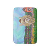 Tapis De Bain Parade animalière sur lapin mignon (Devant (Vertical))