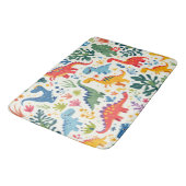 Tapis De Bain Paradis des dinosaures (Angle)