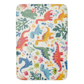 Tapis De Bain Paradis des dinosaures (devant Vertical)