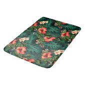 Tapis De Bain Paradis tropical coloré Hawaii Aloha Fleurs (Angle)