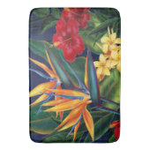 Tapis De Bain Paradis tropical Floral hawaïen (devant Vertical)