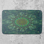 Tapis De Bain Parameterisation du puzzle à carré floral feuillu