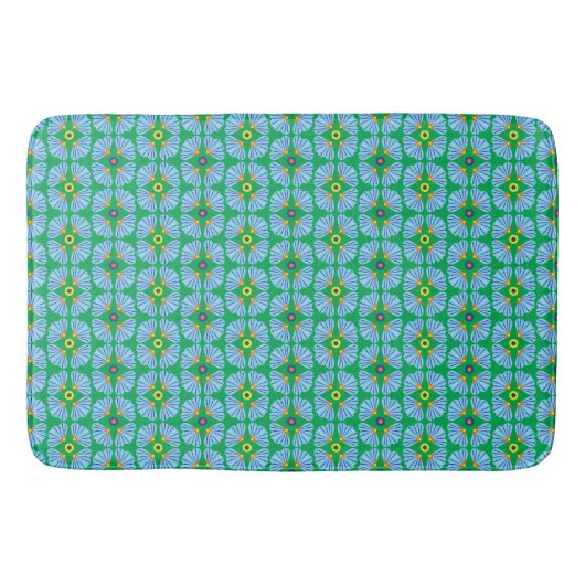Tapis De Bain Parapluie Fleurs de bain Mat (Devant)