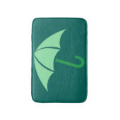 Tapis De Bain Parapluie Pop Art Green (Devant (Vertical))
