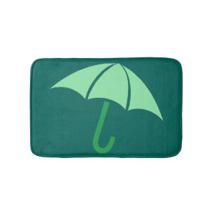 Tapis De Bain Parapluie Pop Art Green