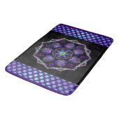 Tapis De Bain Parapluie violet & coeurs .7 (Angle)