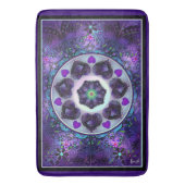 Tapis De Bain Parapluie violet & coeurs .7 (devant Vertical)