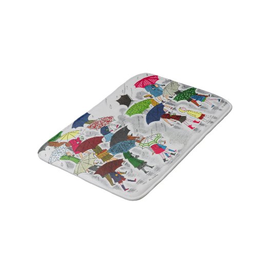 Tapis De Bain Parapluies (Angle)