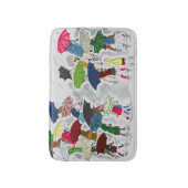 Tapis De Bain Parapluies (Devant (Vertical))