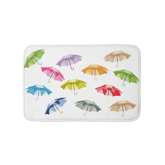 Tapis De Bain Parapluies printanières (Devant)