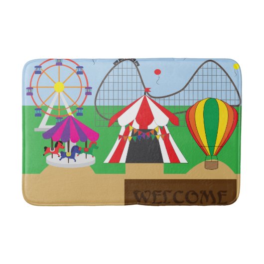 Tapis De Bain Parc d'attractions ou Parc à thème (Devant)