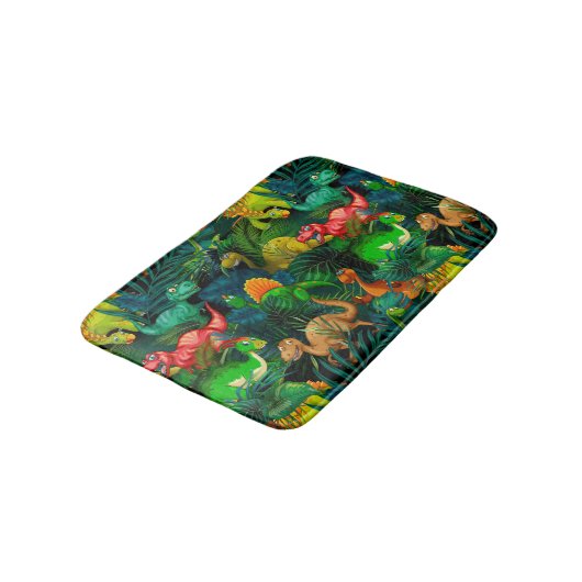 Tapis De Bain Parc Dinosaur (Angle)