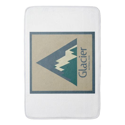 Tapis De Bain Parc national des Glaciers Rustique (devant Vertical)