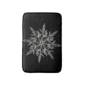 Tapis De Bain Parfait Snowflake pour les fêtes de Noël (Devant (Vertical))