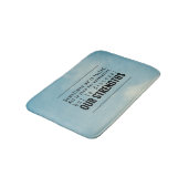 Tapis De Bain Parfois nous sommes examinés (Angle)