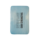 Tapis De Bain Parfois nous sommes examinés (Devant (Vertical))