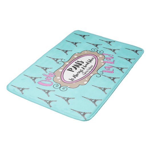 Tapis De Bain Paris (Angle)