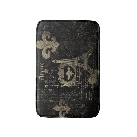 Tapis De Bain Paris : La Tour Eiffel (Devant (Vertical))