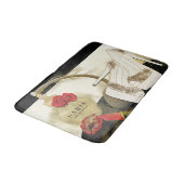 Tapis De Bain Paris Parfum Rose talons et bâton à lèvres (Angle)