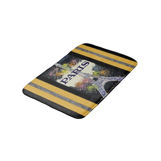 Tapis De Bain Paris : Poster Bath Mat (Angle)