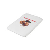 Tapis De Bain Parle dinde avec moi drôle de conception de Thanks (Angle)