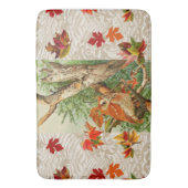 TAPIS DE BAIN PARMI LES FEUILLES DE CHUTE EN BOIS (devant Vertical)