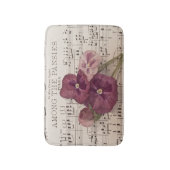 Tapis De Bain Parmi Les Pansies (Devant (Vertical))