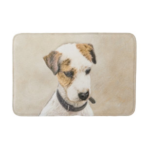 Tapis De Bain Parson Jack Russell Terrier Peinture - Chien Art