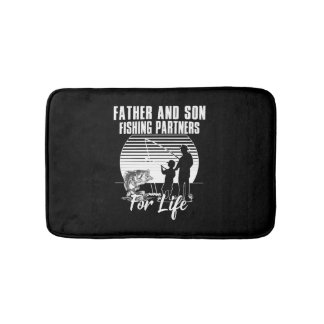 Tapis De Bain Partenaire de pêche Père & Fils à vie