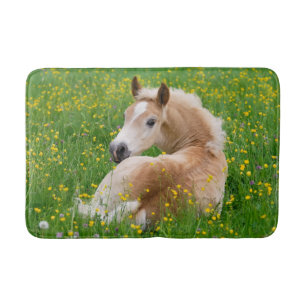 Tapis De Bain Parterre de repos de poulain mignon de cheval de