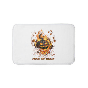 Tapis De Bain Parti Halloween Citrouille cool