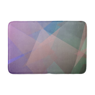 Tapis De Bain Particules volantes Abstraites Formes géométriqu